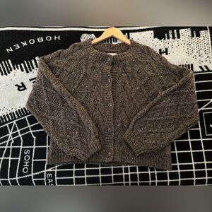 Lucky Brand | Chunky Knit Cropped Cardigan